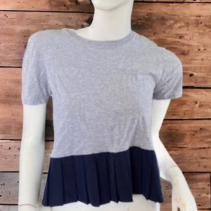 🤑10/$100 Blitz Remix boho bohemian ruffle crop top tee S